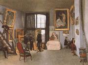 Frederic Bazille The artist-s Studio oil painting